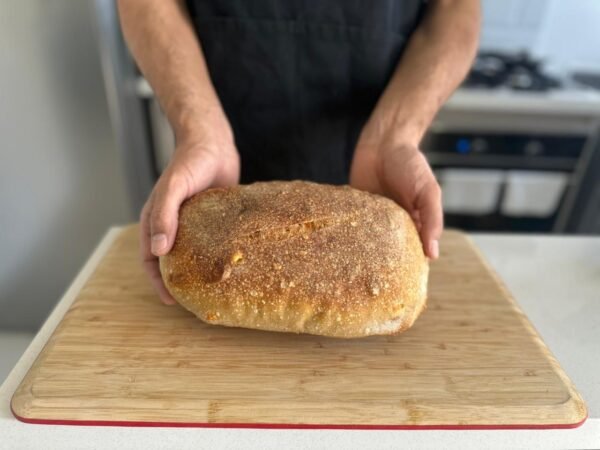 Naranja Confita y chile Pan de cerveza negra, naranja confitada y chile