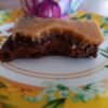 Brownie Con cobertuda de dulce de leche